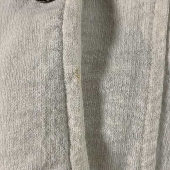 BROW.NY. Cream colored jacket. 3/4 sleeves.  Size L. Chest approx. 19 inches. - Picture 5 of 10